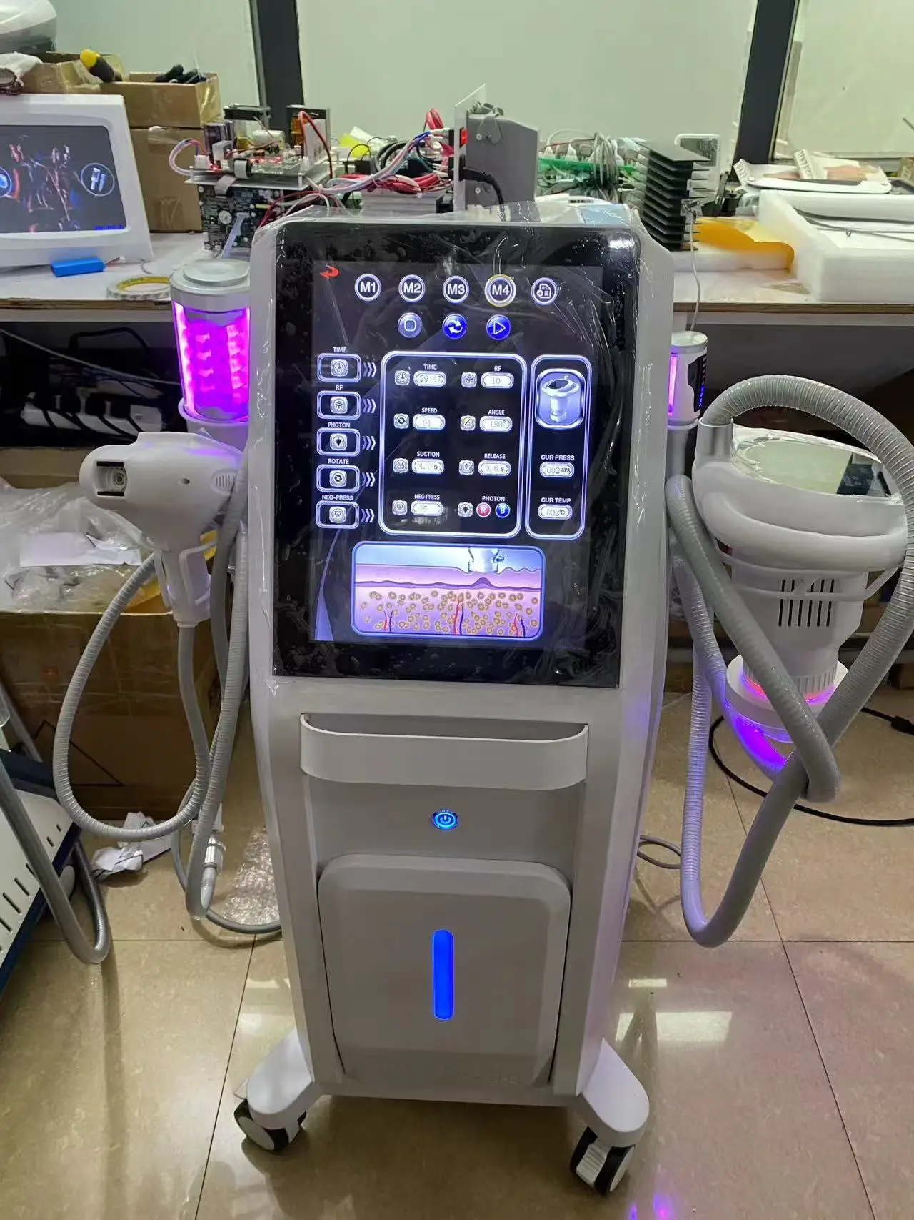 Weight Loss Contouring Skin Tightening Machine Body Slimming cavitation Rotary Negative Pressure Device Massage Reduce Cellulite Weight Loss Contouring Skin Tightening Machine Body Slimming cavitation Rotary Negative Pressure Device Massage Reduce Cellulite