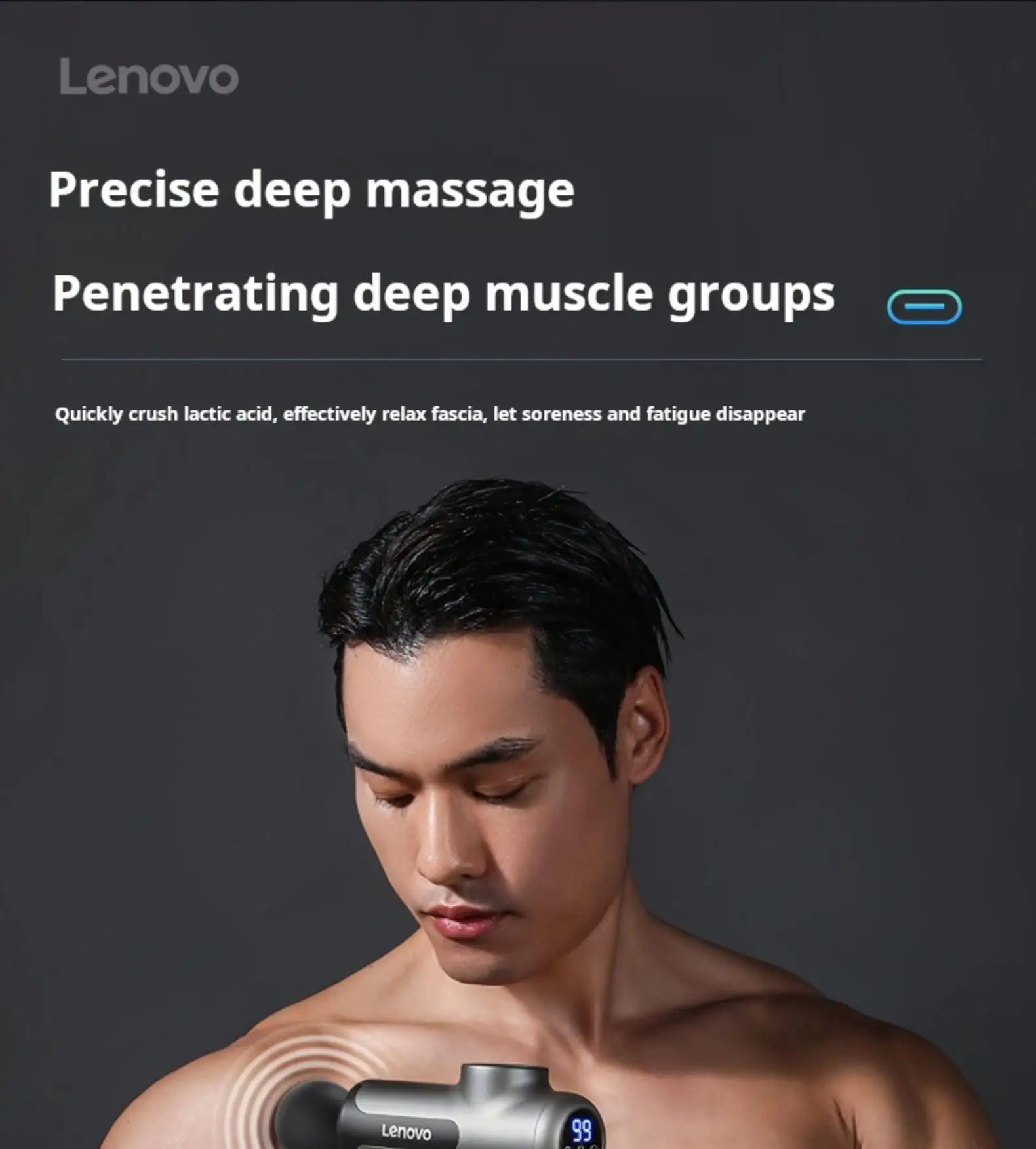 N2 N3 Fascia Gun Lenovo Brand Muscle Relaxation Massager 6-8Massage Head Long Lasting Battery Life LED Touch Portable Massager N2 N3 Fascia Gun Lenovo Brand Muscle Relaxation Massager 6-8Massage Head Long Lasting Battery Life LED Touch Portable Massager