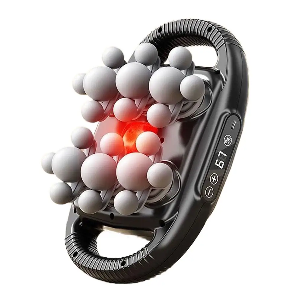 22 Head Fascia Gun High Frequency Vibration Massage Gun 9 Speed Levels Deep Muscle Relaxation for Back Neck Shoulder