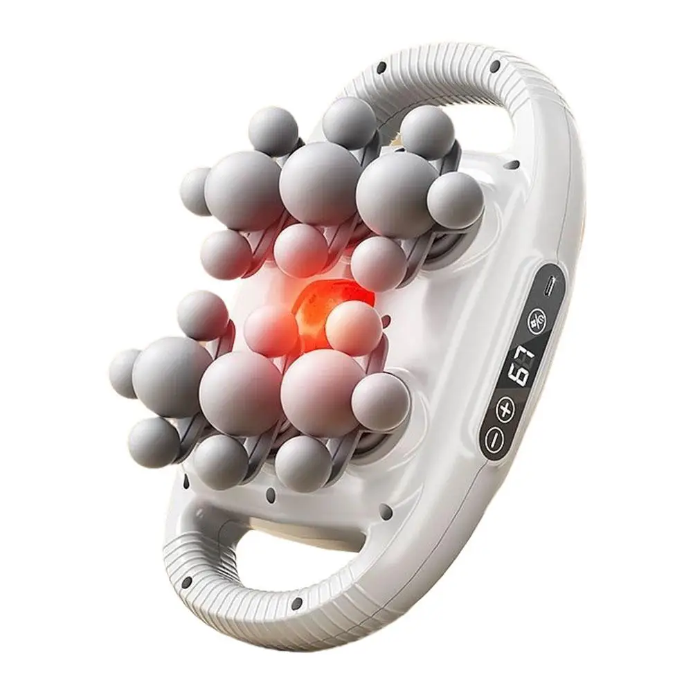 22 Head Fascia Gun High Frequency Vibration Massage Gun 9 Speed Levels Deep Muscle Relaxation for Back Neck Shoulder