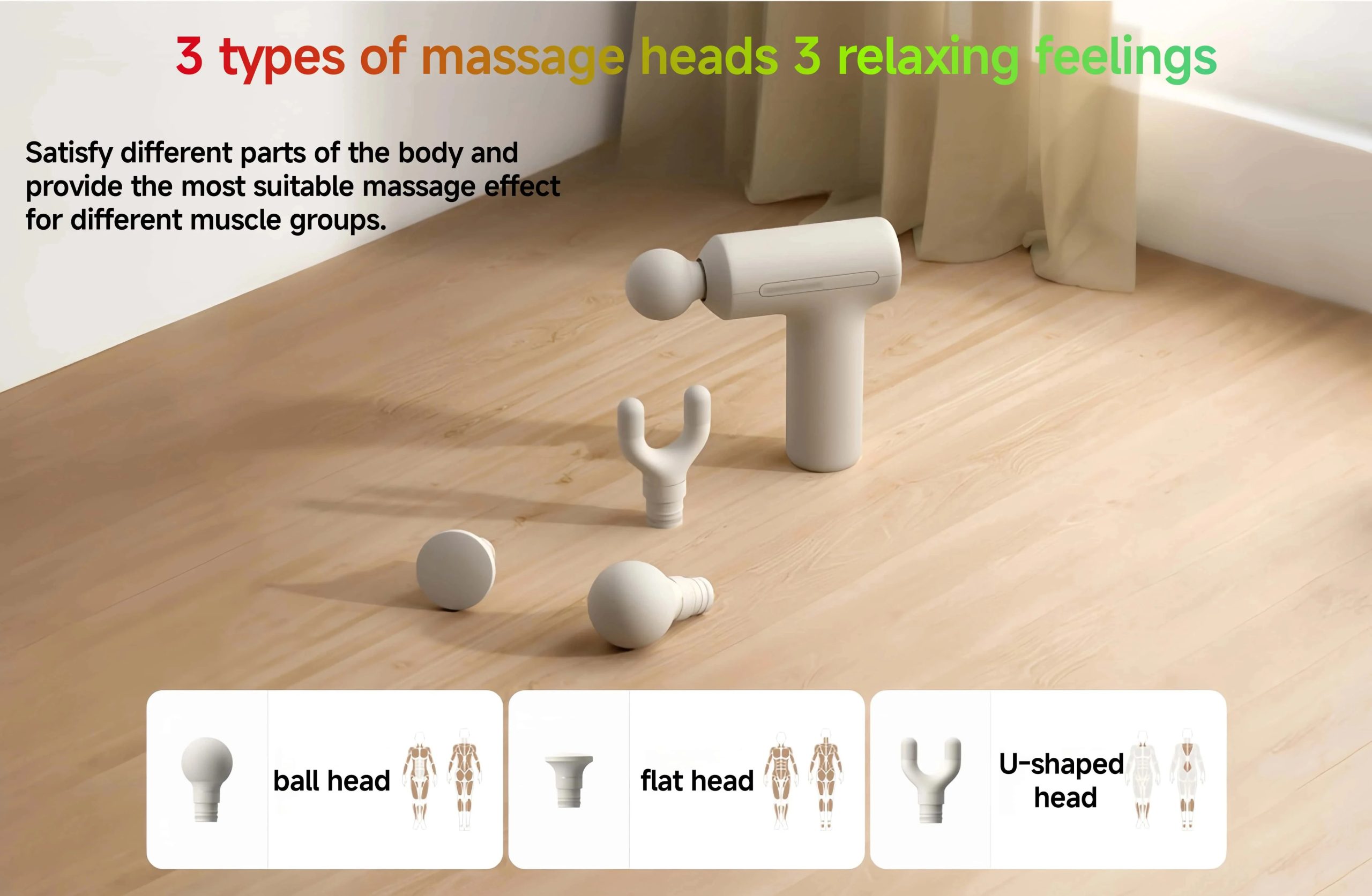 2025 XIAOMI Mijia Mini Fascia Gun 3 Portable Muscle Massage Gun 12kg Thrust Brushless Silent Motor 3 Massager Heads Relax Body 2025 XIAOMI Mijia Mini Fascia Gun 3 Portable Muscle Massage Gun 12kg Thrust Brushless Silent Motor 3 Massager Heads Relax Body