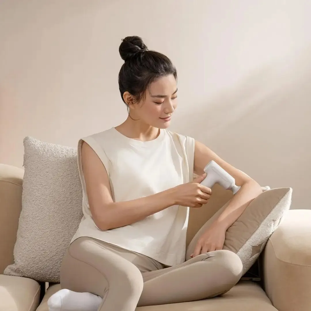 2025 XIAOMI Mijia Mini Fascia Gun 3 Portable Muscle Massage Gun 12kg Thrust Brushless Silent Motor 3 Massager Heads Relax Body - Image 6