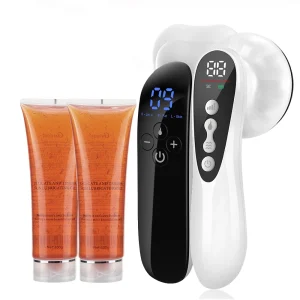 Electric Abdominal Massager for Belly Arms Legs Body Sculpting Machine Cellulite Remover Massager Conductive Gel Weight Loss Kit
