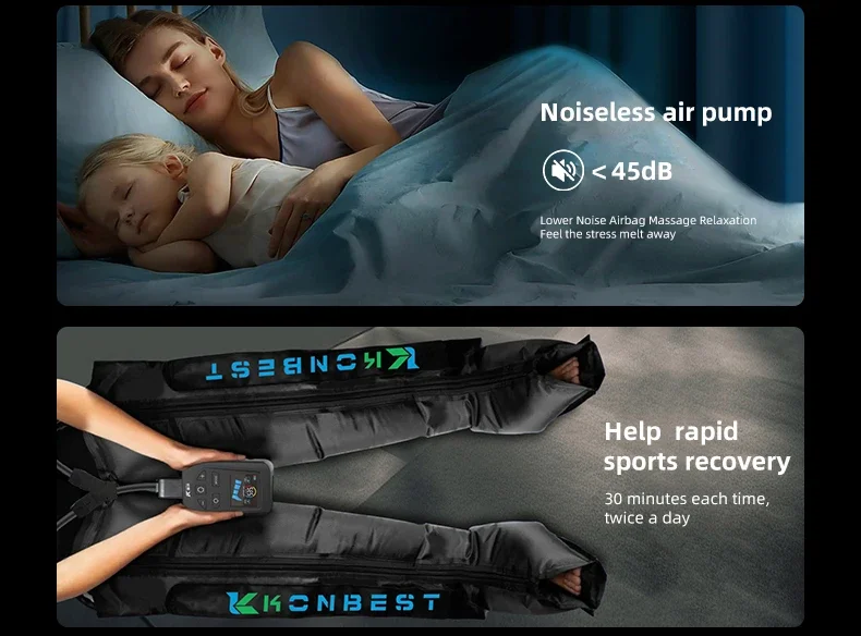 Air Compression Leg Massager Boots Foot Calf Pressotherapy Air Pressure Therapy Device 4 Chamber Fast Recovery Massage Machine Air Compression Leg Massager Boots Foot Calf Pressotherapy Air Pressure Therapy Device 4 Chamber Fast Recovery Massage Machine