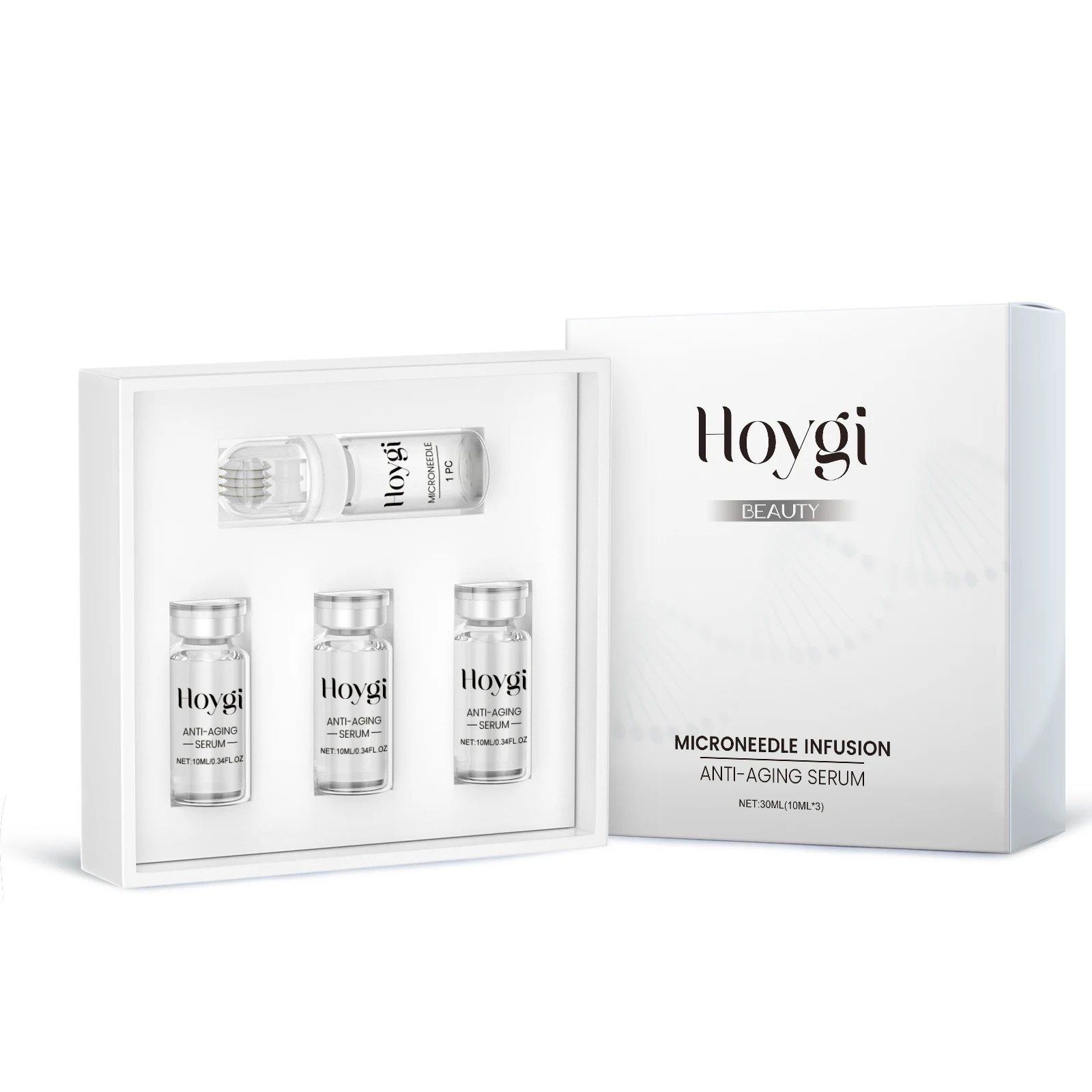 Hyaluronic Acid Essence Skin Care Roller Set Tightening Massage Facial Skin Smoothing Nourishing Improve Rough & Matte Skin Hyaluronic Acid Essence Skin Care Roller Set Tightening Massage Facial Skin Smoothing Nourishing Improve Rough & Matte Skin