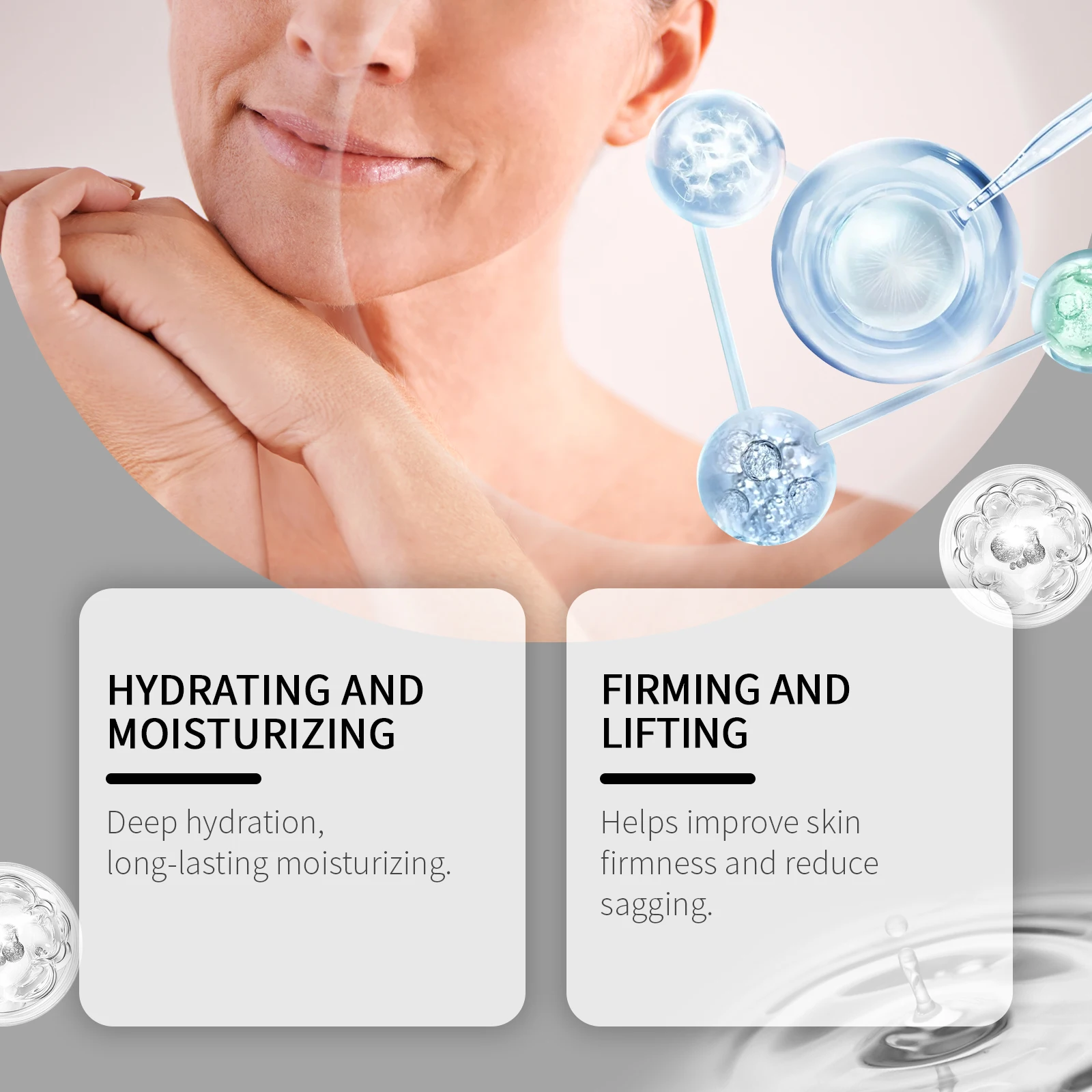 Hyaluronic Acid Essence Skin Care Roller Set Tightening Massage Facial Skin Smoothing Nourishing Improve Rough & Matte Skin Hyaluronic Acid Essence Skin Care Roller Set Tightening Massage Facial Skin Smoothing Nourishing Improve Rough & Matte Skin