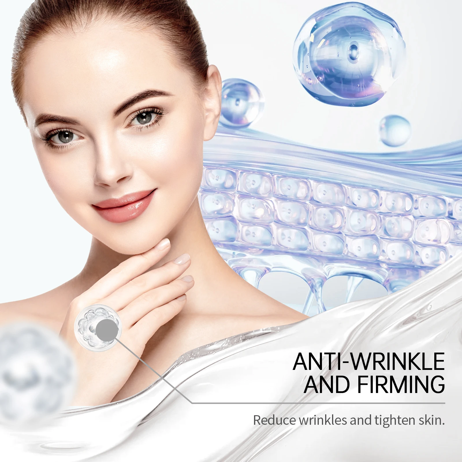 Hyaluronic Acid Essence Skin Care Roller Set Tightening Massage Facial Skin Smoothing Nourishing Improve Rough & Matte Skin Hyaluronic Acid Essence Skin Care Roller Set Tightening Massage Facial Skin Smoothing Nourishing Improve Rough & Matte Skin