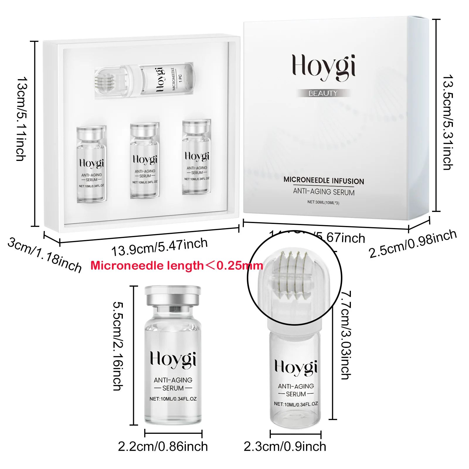 Hyaluronic Acid Essence Skin Care Roller Set Tightening Massage Facial Skin Smoothing Nourishing Improve Rough & Matte Skin Hyaluronic Acid Essence Skin Care Roller Set Tightening Massage Facial Skin Smoothing Nourishing Improve Rough & Matte Skin