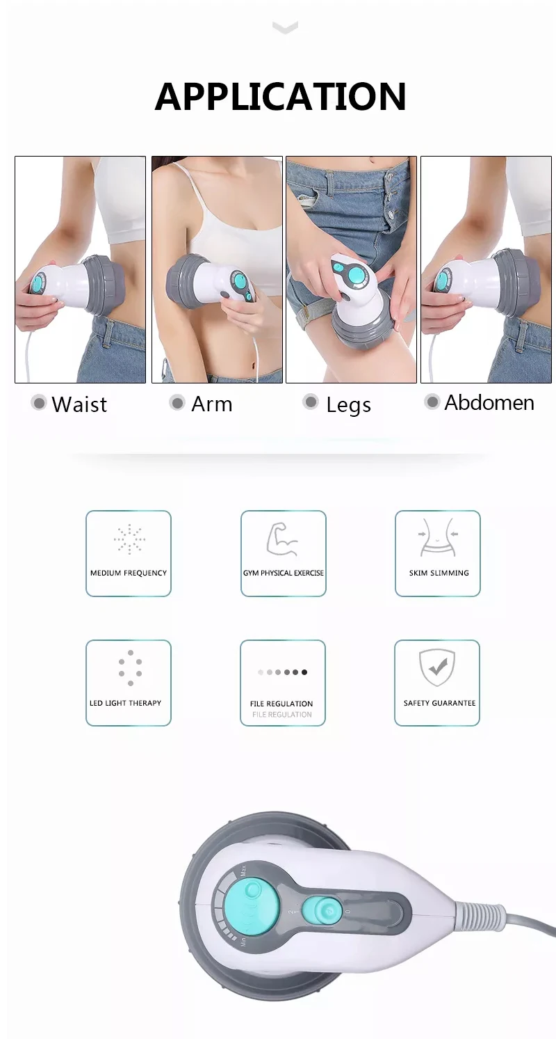 Body Electric Massager Anti Cellulite Portable Fat Slimming Health Care Massage Instrument Vibration Cervical Spine Neck Waist Body Electric Massager Anti Cellulite Portable Fat Slimming Health Care Massage Instrument Vibration Cervical Spine Neck Waist