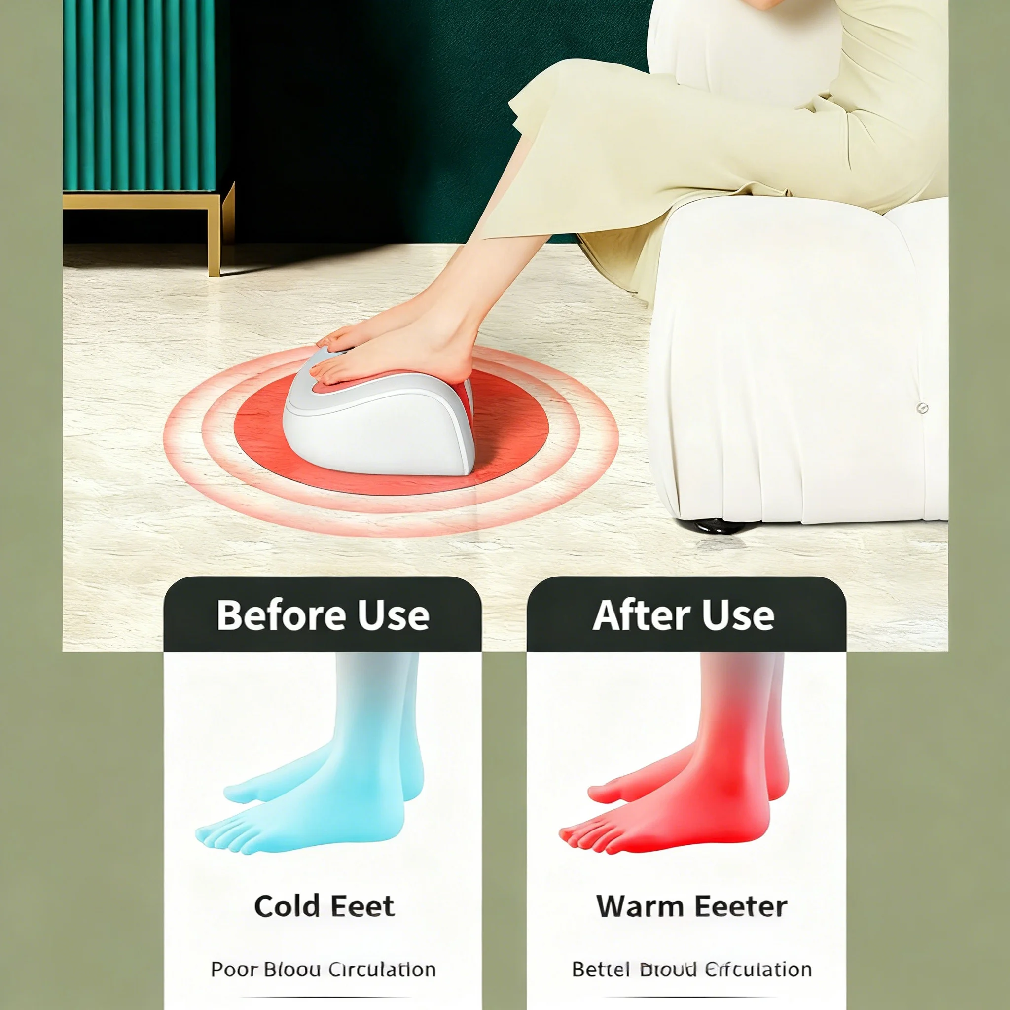 Electric Foot Massager Hot Compress Shiatsu Kneading Leg Roller Kneading Calf Deep Relieve Fatigue Relieves Plantar Fasciitis Electric Foot Massager Hot Compress Shiatsu Kneading Leg Roller Kneading Calf Deep Relieve Fatigue Relieves Plantar Fasciitis