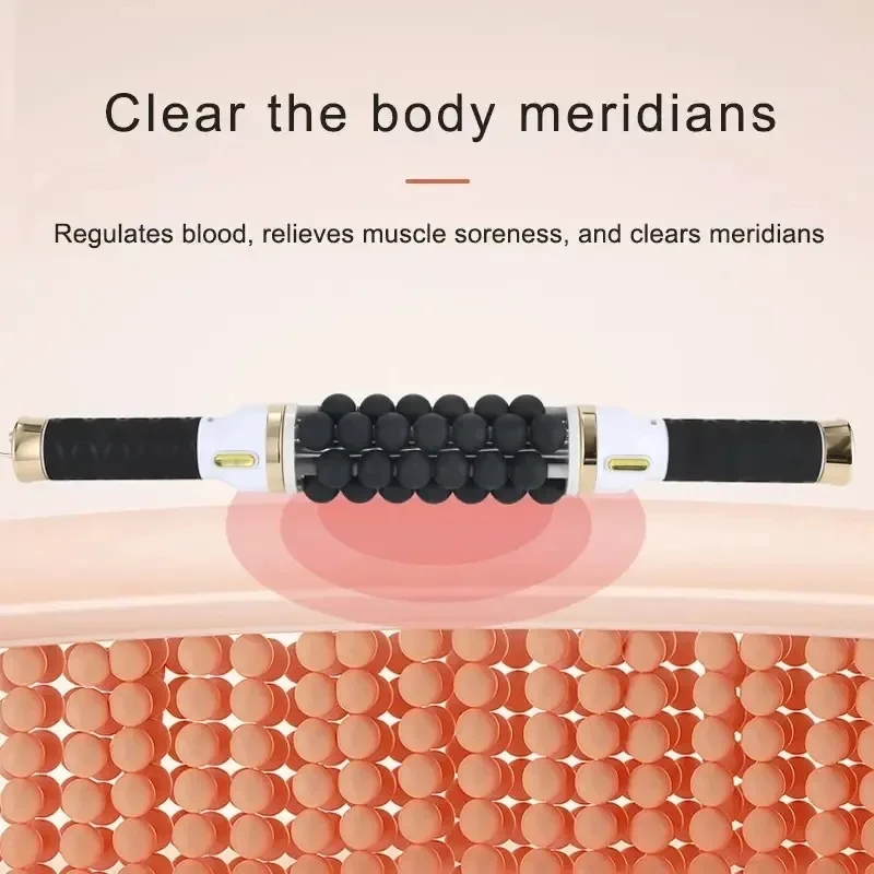40W Electric Roller For Muscle Body Relaxing High Frequency Rolling Massage Fitness Anti-Cellulite Slimming Machine For Women - Image 4