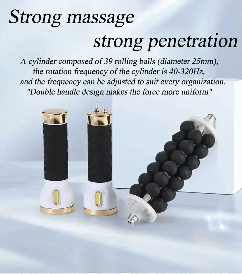 40W Electric Roller For Muscle Body Relaxing High Frequency Rolling Massage Fitness Anti-Cellulite Slimming Machine For Women - Image 5