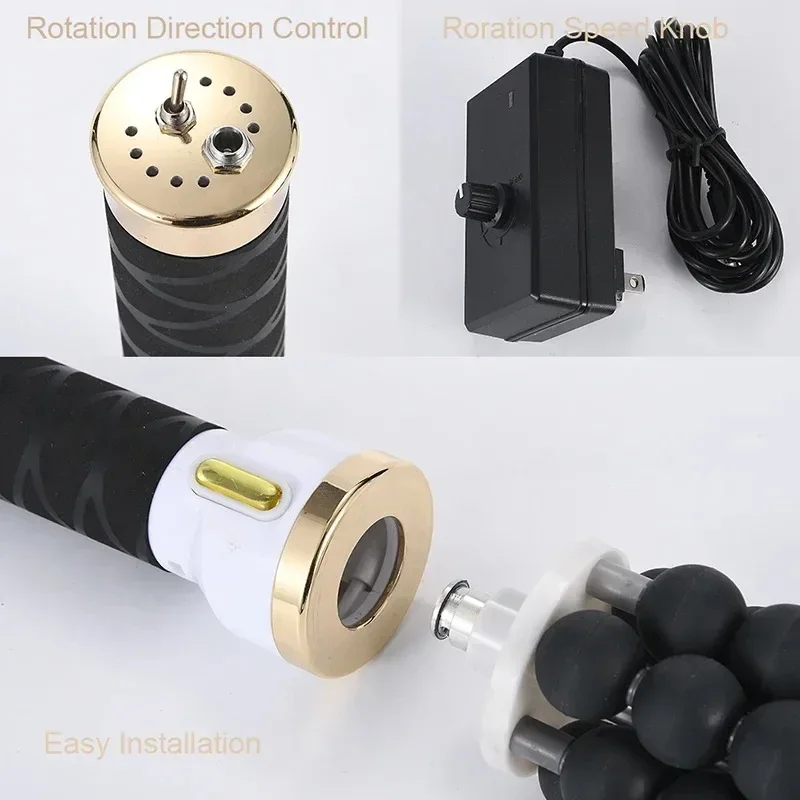 40W Electric Roller For Muscle Body Relaxing High Frequency Rolling Massage Fitness Anti-Cellulite Slimming Machine For Women - Image 3