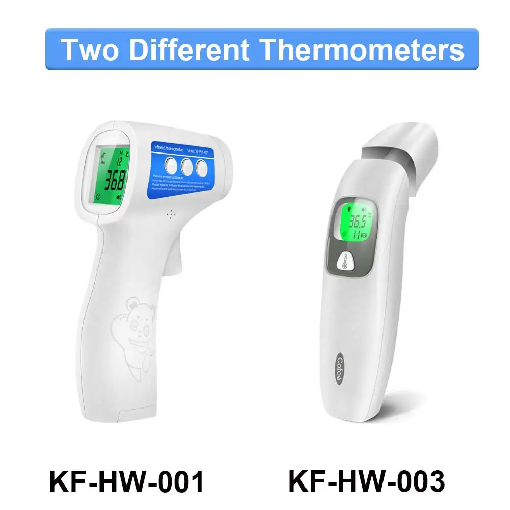 Cofoe 2 in 1 Digital Forehead & Ear Thermometer Non-Contact Medical Thermometer Baby/Adult ±0.1℃ Temperature precise Measure - Image 3