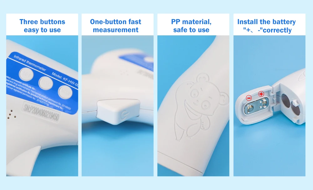 Cofoe 2 in 1 Digital Forehead & Ear Thermometer Non-Contact Medical Thermometer Baby/Adult ±0.1℃ Temperature precise Measure Cofoe 2 in 1 Digital Forehead & Ear Thermometer Non-Contact Medical Thermometer Baby/Adult ±0.1℃ Temperature precise Measure