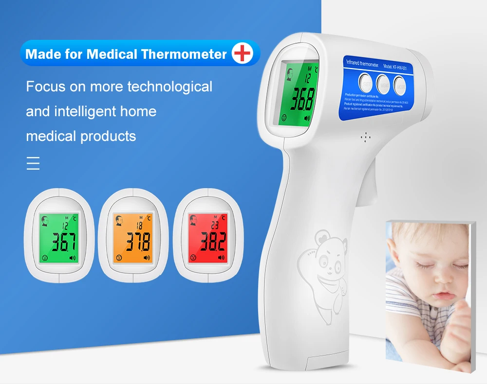 Cofoe 2 in 1 Digital Forehead & Ear Thermometer Non-Contact Medical Thermometer Baby/Adult ±0.1℃ Temperature precise Measure Cofoe 2 in 1 Digital Forehead & Ear Thermometer Non-Contact Medical Thermometer Baby/Adult ±0.1℃ Temperature precise Measure