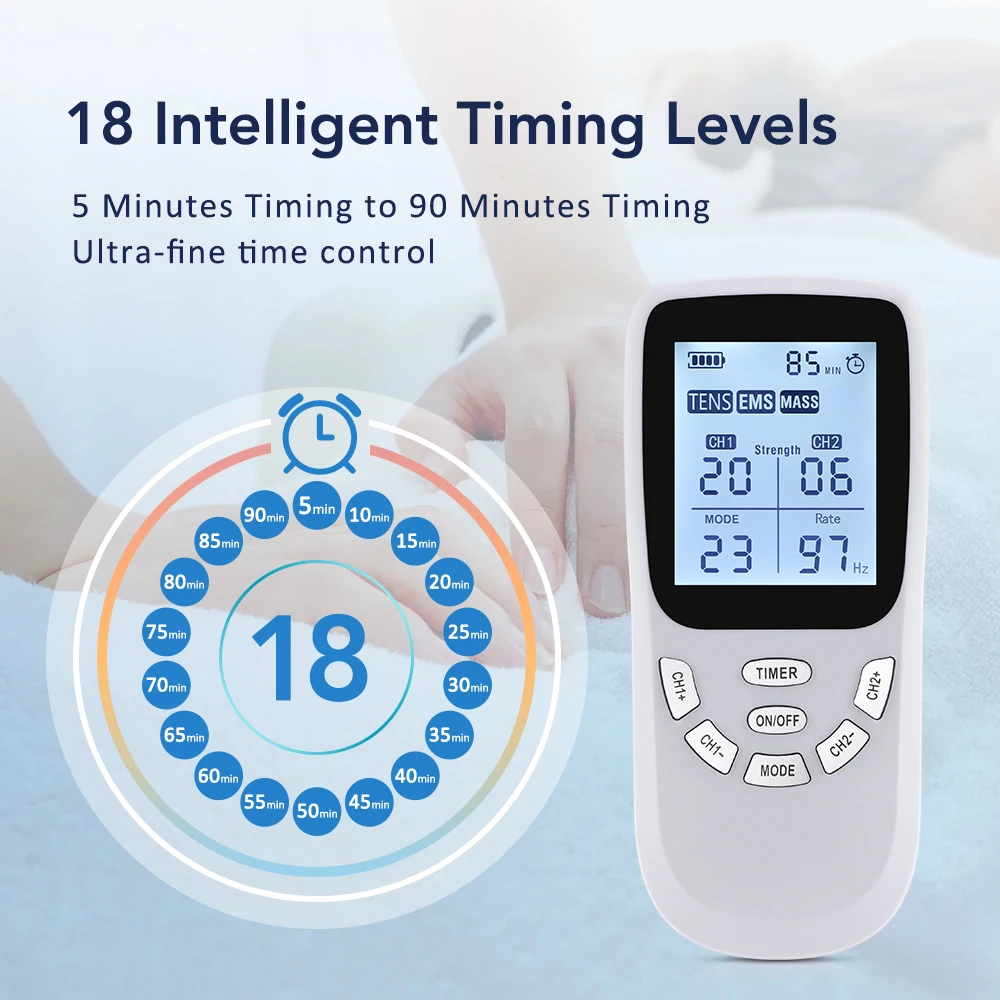 New Upgrade 36 Modes Tens Muscle Stimulator EMS Full Body Massaging Patches Back Waist Knee Digital Tool Muscle Relax Massager New Upgrade 36 Modes Tens Muscle Stimulator EMS Full Body Massaging Patches Back Waist Knee Digital Tool Muscle Relax Massager