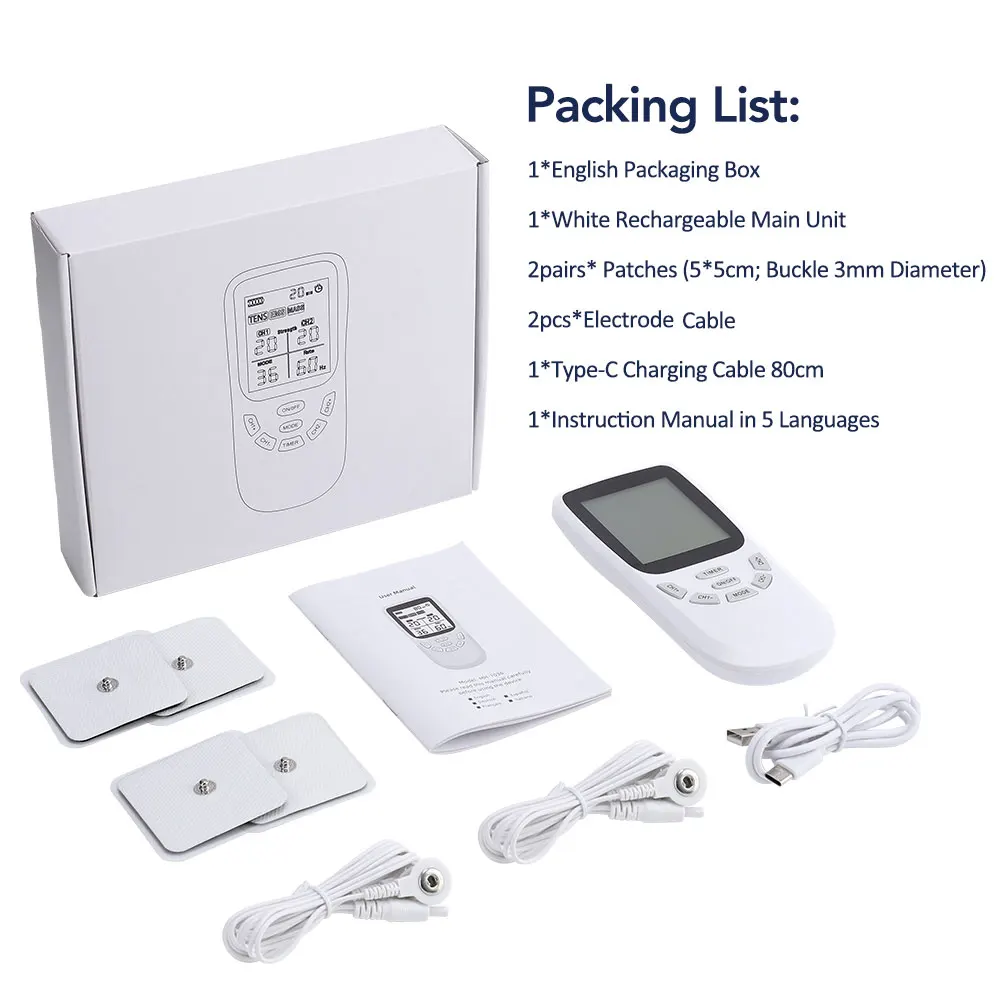 New Upgrade 36 Modes Tens Muscle Stimulator EMS Full Body Massaging Patches Back Waist Knee Digital Tool Muscle Relax Massager New Upgrade 36 Modes Tens Muscle Stimulator EMS Full Body Massaging Patches Back Waist Knee Digital Tool Muscle Relax Massager