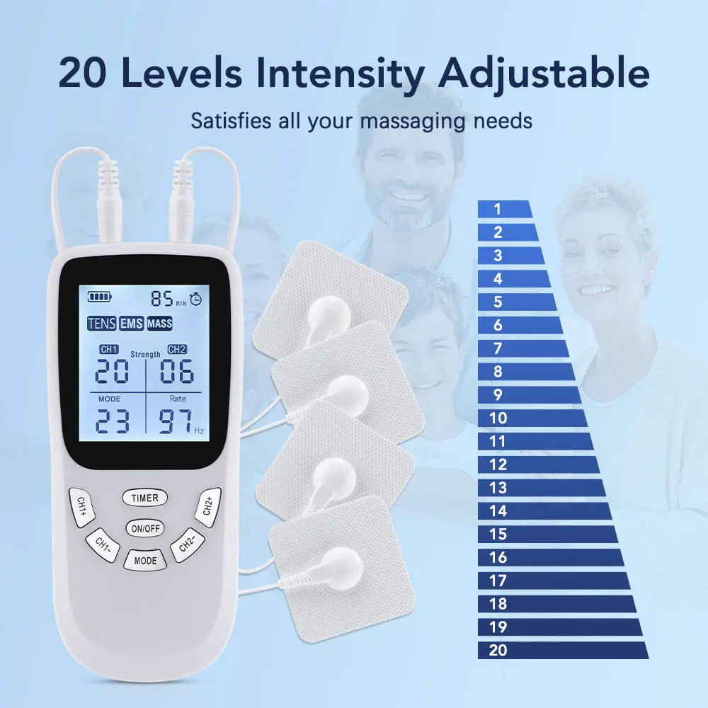New Upgrade 36 Modes Tens Muscle Stimulator EMS Full Body Massaging Patches Back Waist Knee Digital Tool Muscle Relax Massager New Upgrade 36 Modes Tens Muscle Stimulator EMS Full Body Massaging Patches Back Waist Knee Digital Tool Muscle Relax Massager