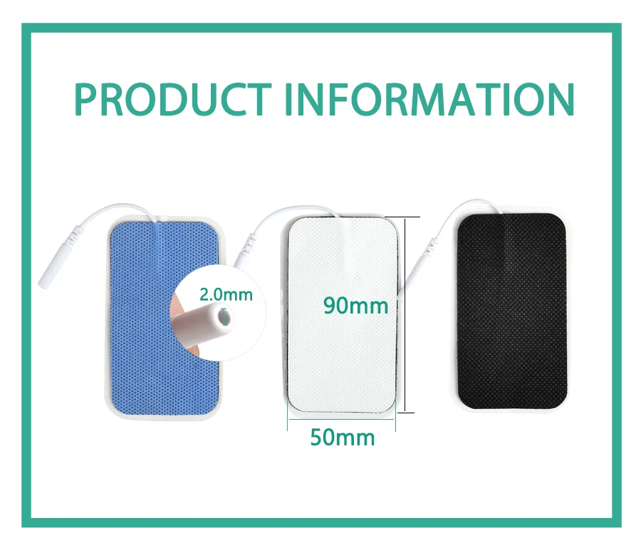 5x9cm Electrode Pads For Electric Tens Acupuncture Digital Therapy Machine Slimming Massager Patch 5x9cm Electrode Pads For Electric Tens Acupuncture Digital Therapy Machine Slimming Massager Patch