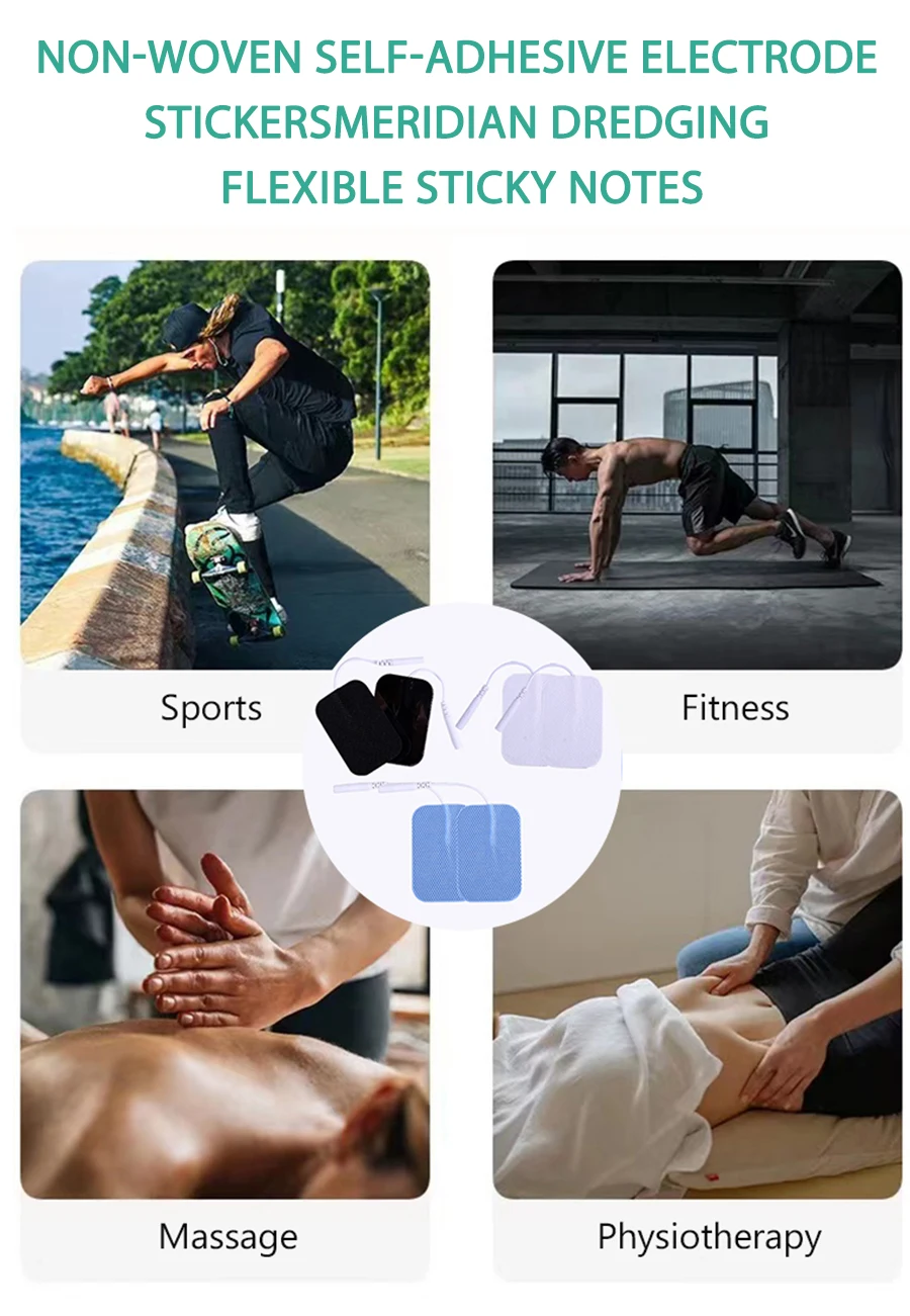 5x9cm Electrode Pads For Electric Tens Acupuncture Digital Therapy Machine Slimming Massager Patch 5x9cm Electrode Pads For Electric Tens Acupuncture Digital Therapy Machine Slimming Massager Patch