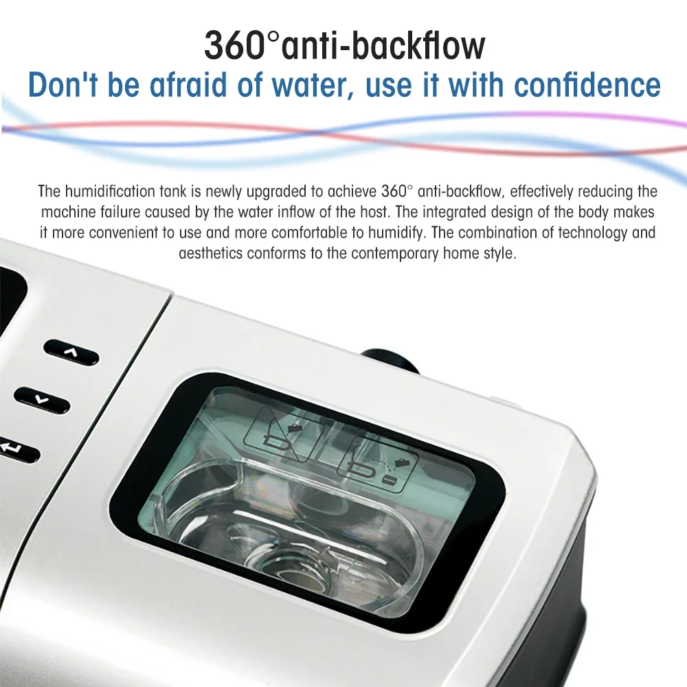 DS6 AUTO CPAP Machine for Sleep Apnea Portable Travel Treat Snoring OSA Ventilator for Anti Snoring Home Use Respirator