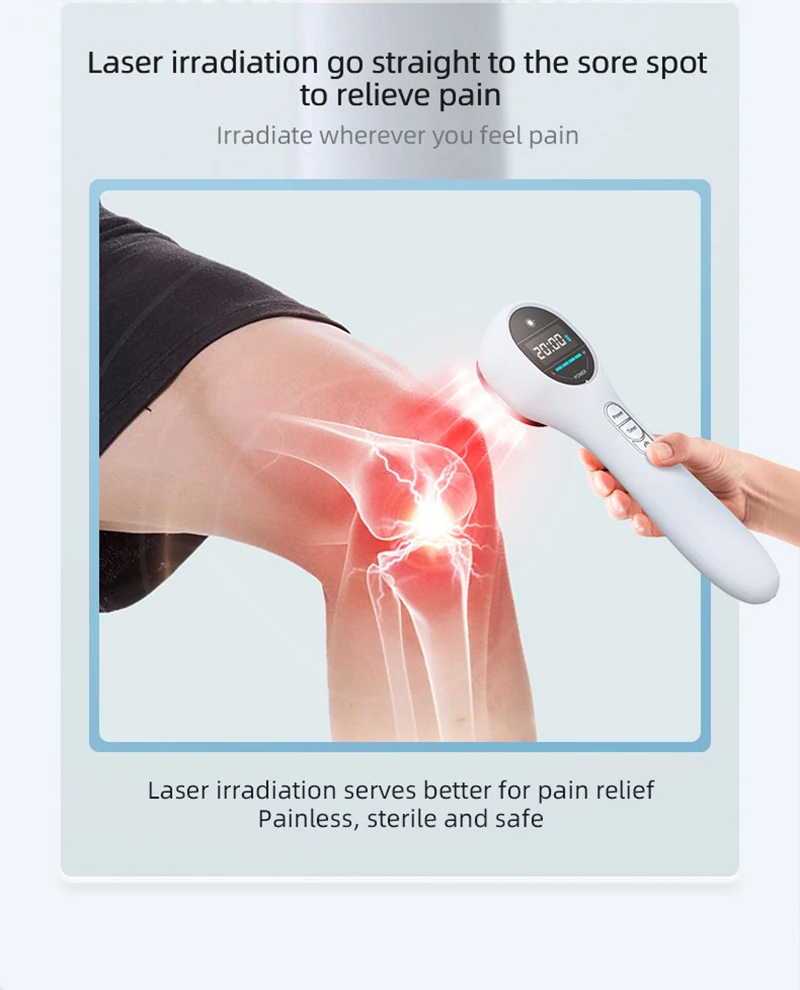 NEW 650nm 808nm Low Level Laser Red Light Therapy Device Cold Laser Arthritis Physical Therapy Equipment Pain Relief Health Care NEW 650nm 808nm Low Level Laser Red Light Therapy Device Cold Laser Arthritis Physical Therapy Equipment Pain Relief Health Care