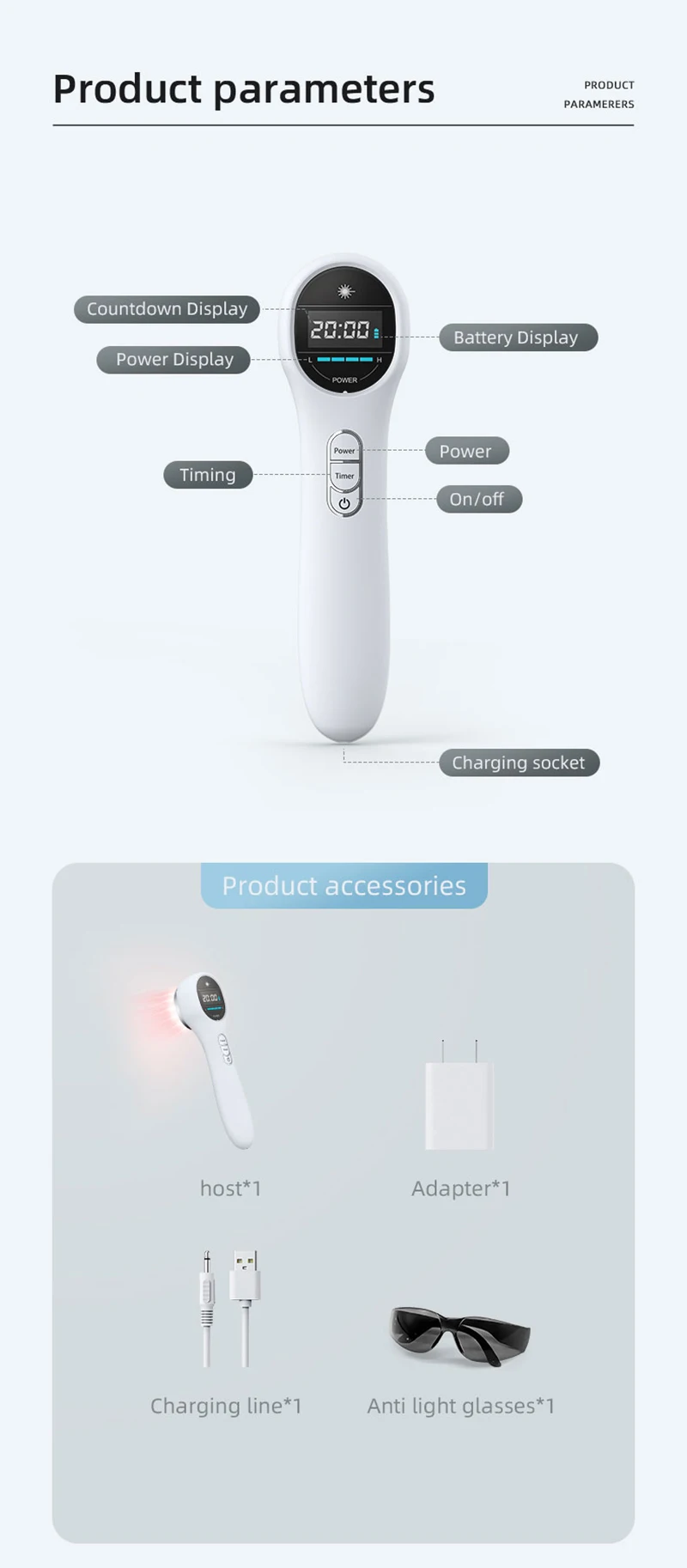 NEW 650nm 808nm Low Level Laser Red Light Therapy Device Cold Laser Arthritis Physical Therapy Equipment Pain Relief Health Care NEW 650nm 808nm Low Level Laser Red Light Therapy Device Cold Laser Arthritis Physical Therapy Equipment Pain Relief Health Care
