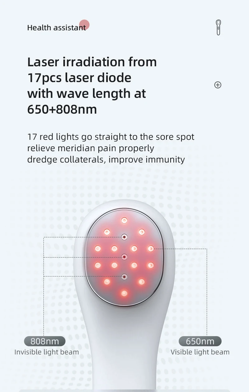 NEW 650nm 808nm Low Level Laser Red Light Therapy Device Cold Laser Arthritis Physical Therapy Equipment Pain Relief Health Care NEW 650nm 808nm Low Level Laser Red Light Therapy Device Cold Laser Arthritis Physical Therapy Equipment Pain Relief Health Care