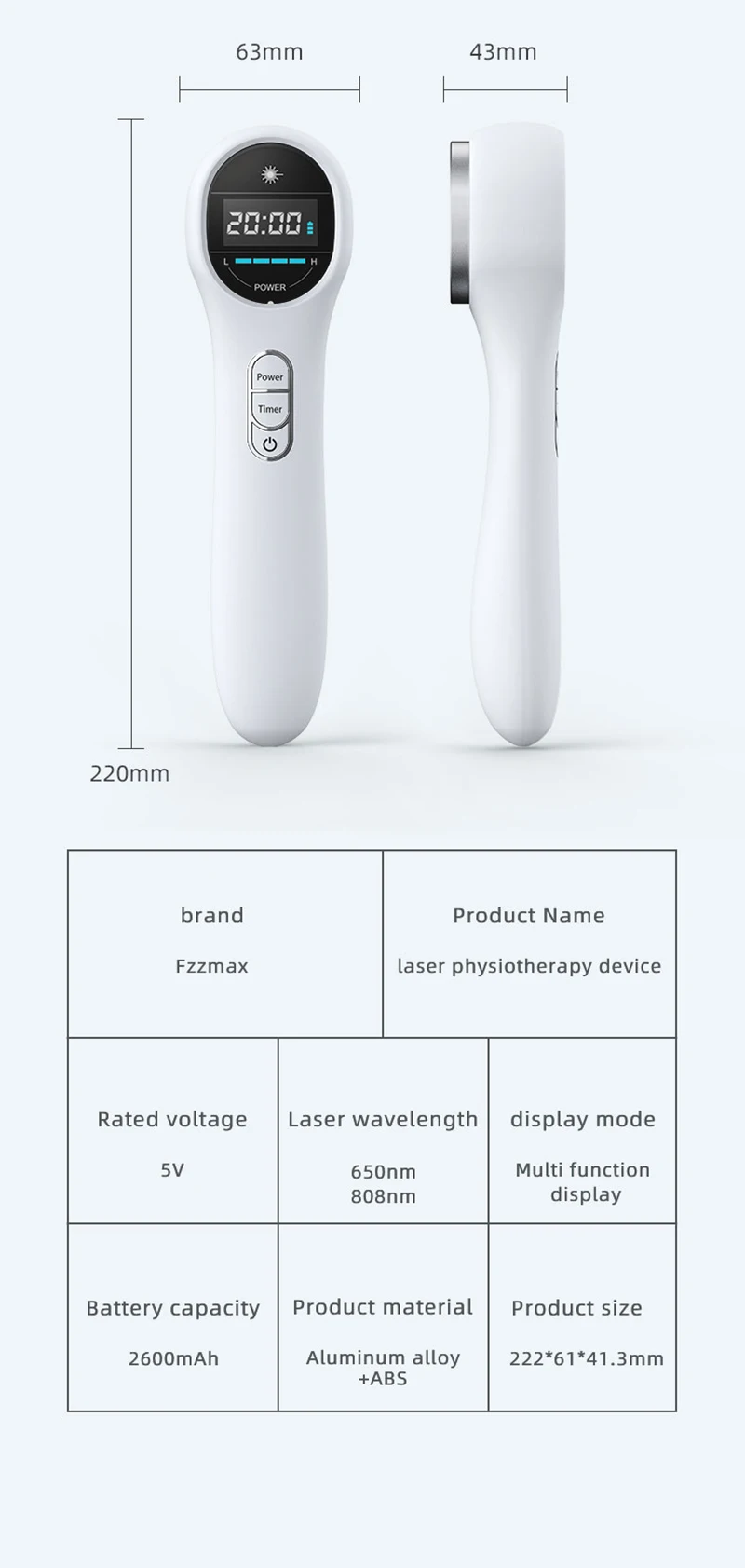 NEW 650nm 808nm Low Level Laser Red Light Therapy Device Cold Laser Arthritis Physical Therapy Equipment Pain Relief Health Care NEW 650nm 808nm Low Level Laser Red Light Therapy Device Cold Laser Arthritis Physical Therapy Equipment Pain Relief Health Care