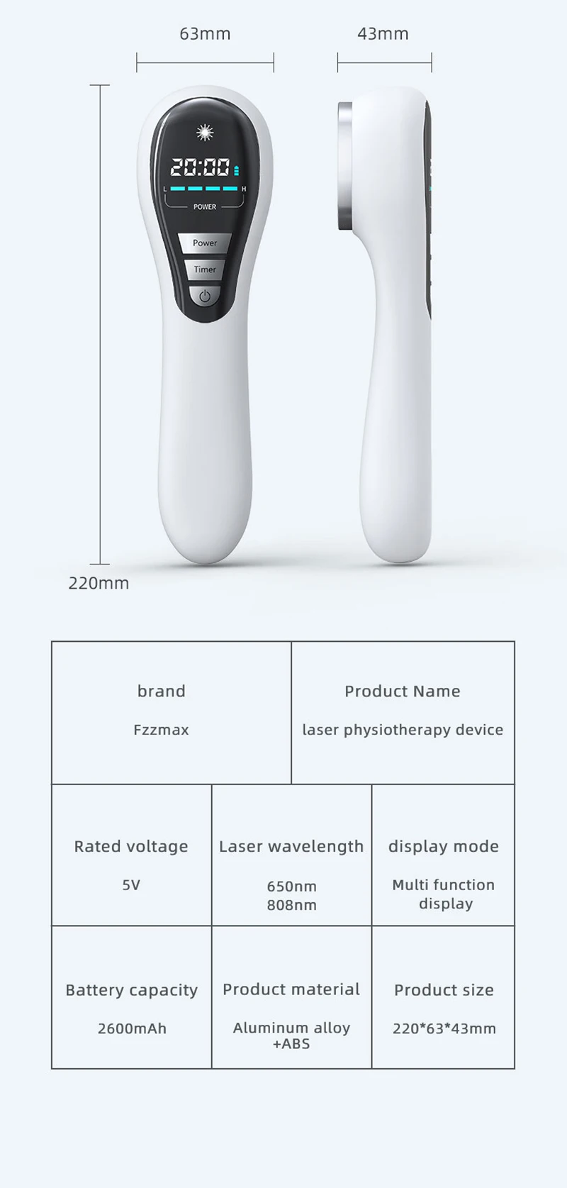 NEW 650nm 808nm Low Level Laser Red Light Therapy Device Cold Laser Arthritis Physical Therapy Equipment Pain Relief Health Care NEW 650nm 808nm Low Level Laser Red Light Therapy Device Cold Laser Arthritis Physical Therapy Equipment Pain Relief Health Care