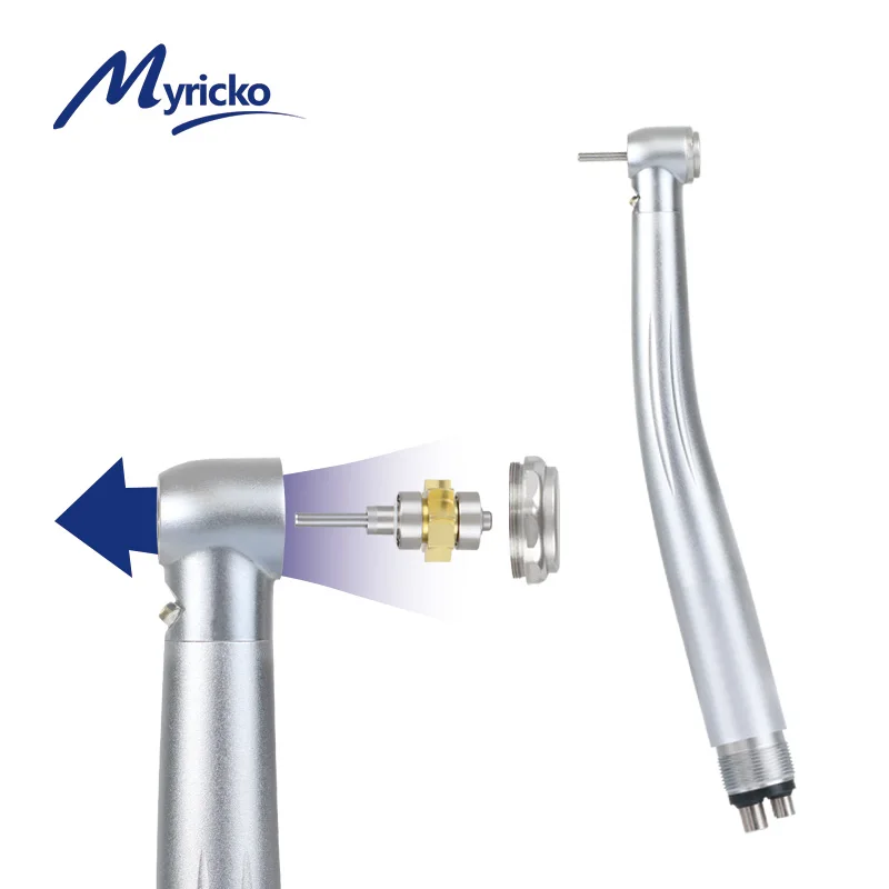 Dental high speed turbine handpiece clinical use high rotation motor dental handpiece accessories high speed straight piece - Image 2