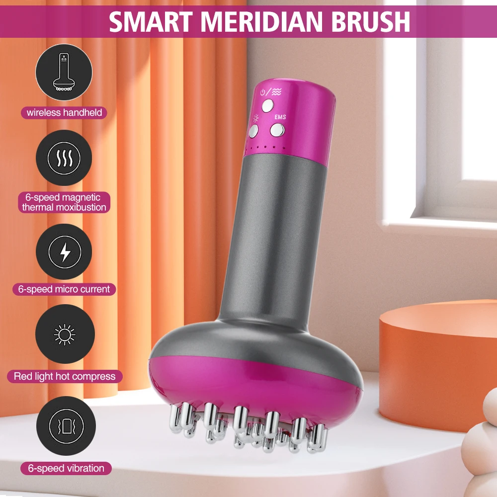 Electric Lymphatic Drainage Machine Meridian Body Massage Brush Microcurrent Anti Cellulite Guasha Physiotherapy Apparatus Electric Lymphatic Drainage Machine Meridian Body Massage Brush Microcurrent Anti Cellulite Guasha Physiotherapy Apparatus