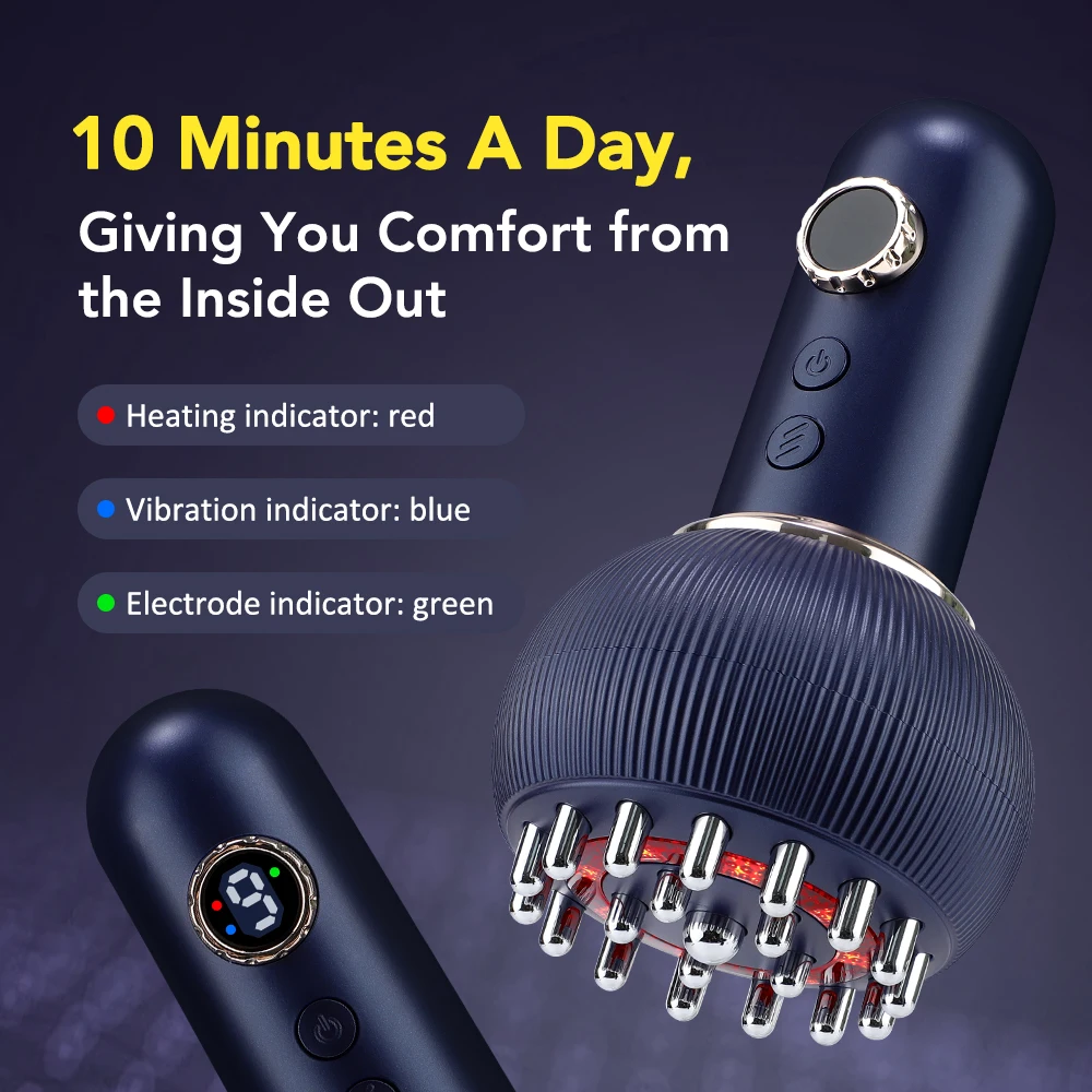 Electric Lymphatic Drainage Machine Meridian Body Massage Brush Microcurrent Anti Cellulite Guasha Physiotherapy Apparatus Electric Lymphatic Drainage Machine Meridian Body Massage Brush Microcurrent Anti Cellulite Guasha Physiotherapy Apparatus