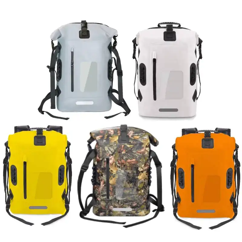 30L Waterproof Dry Bag Fishing Backpack Drift Swimming River Trekking Shoulder Bait Fishing Bucket Gear Diving Rafting Kayak Bag