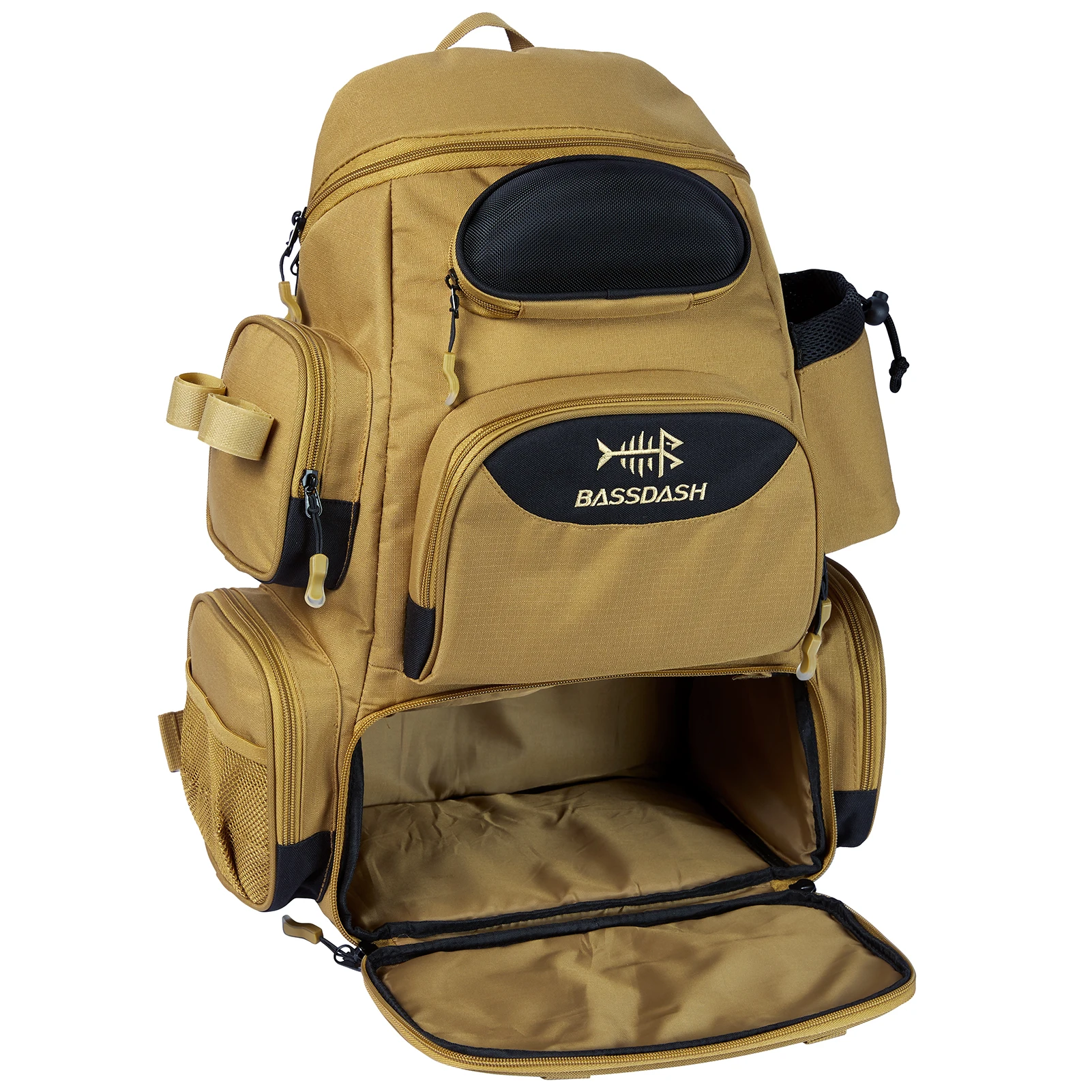 Bassdash Fishing Bag Tackle Backpack Lightweight Tactical Tackle Box Multifunctional Bassdash Fishing Bag Tackle Backpack Lightweight Tactical Tackle Box Multifunctional