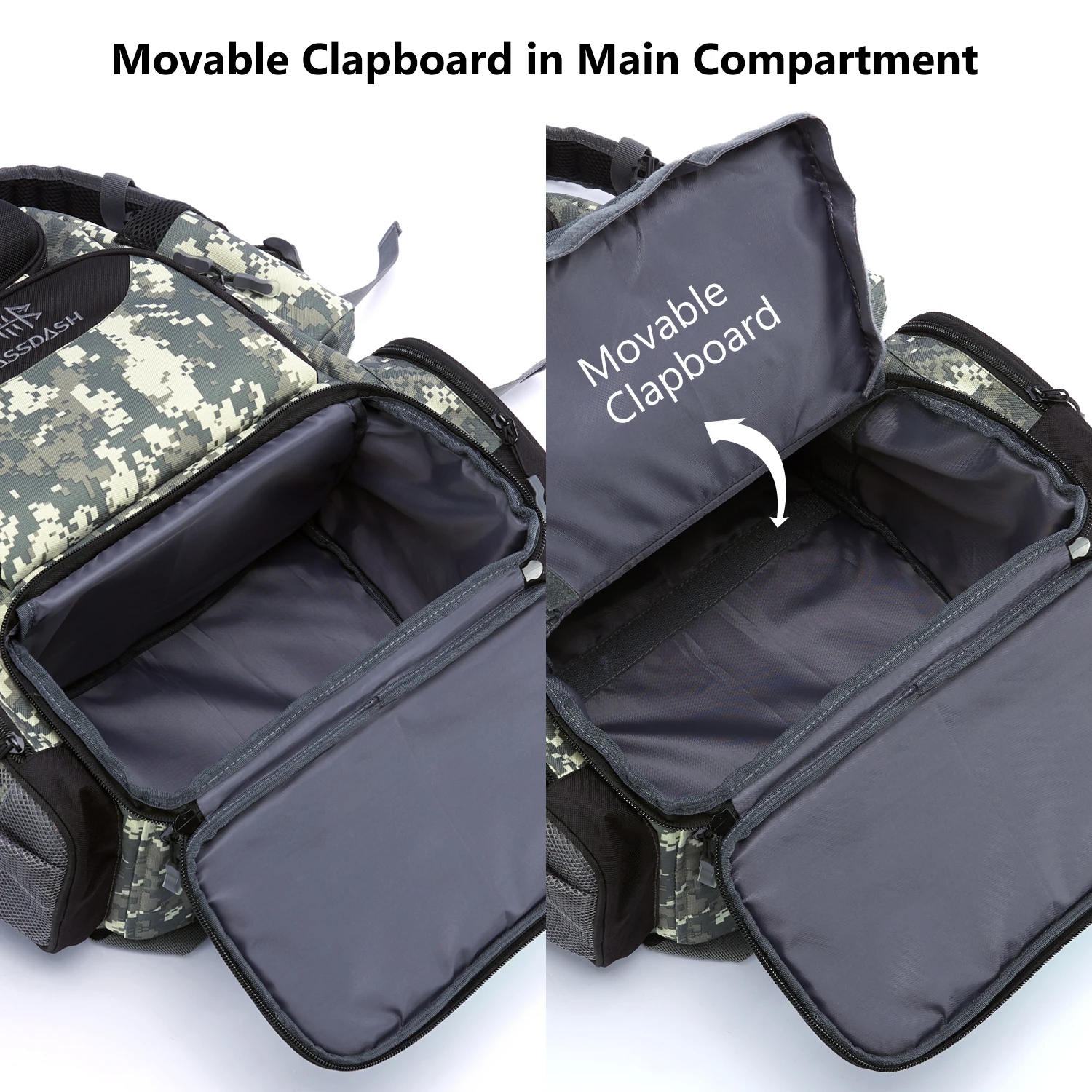 Bassdash Fishing Bag Tackle Backpack Lightweight Tactical Tackle Box Multifunctional Bassdash Fishing Bag Tackle Backpack Lightweight Tactical Tackle Box Multifunctional
