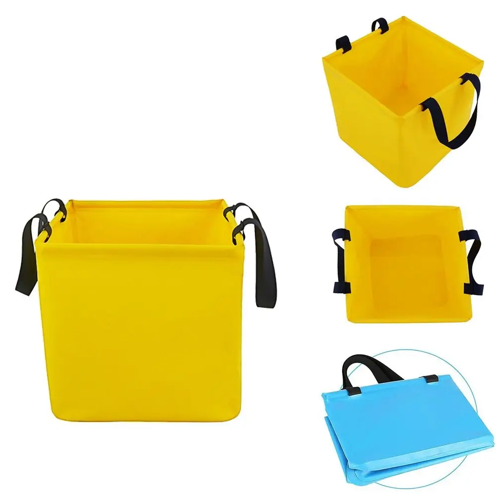 Storage Organizer Square Fishing Bag Portable Folding Beach Storage Bag Waterproof Simple Car Wash Bag Beach - Image 4