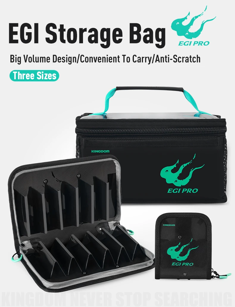 Kingdom Fishing Bag Octopus Egi Bag Squid Jig Storage Box 40 Pcs Hard Lure Bag Freshwater Seawater Fishing Tackle Bag Box Kingdom Fishing Bag Octopus Egi Bag Squid Jig Storage Box 40 Pcs Hard Lure Bag Freshwater Seawater Fishing Tackle Bag Box