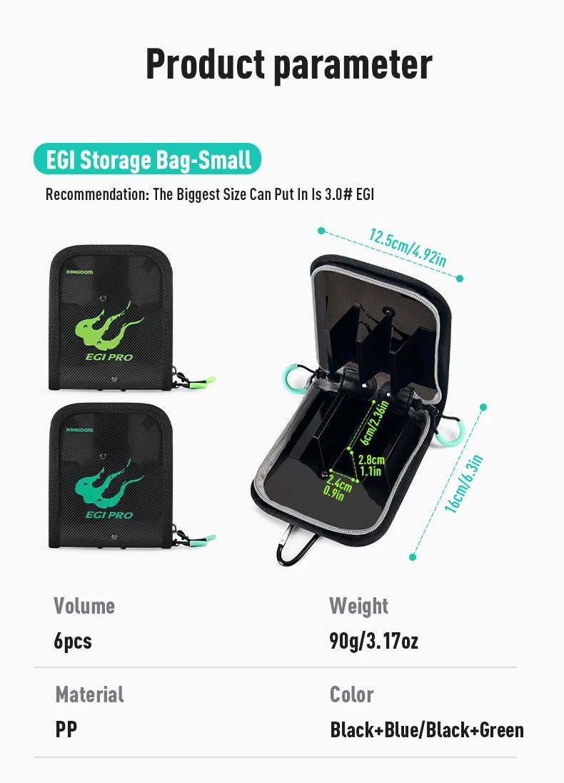 Kingdom Fishing Bag Octopus Egi Bag Squid Jig Storage Box 40 Pcs Hard Lure Bag Freshwater Seawater Fishing Tackle Bag Box Kingdom Fishing Bag Octopus Egi Bag Squid Jig Storage Box 40 Pcs Hard Lure Bag Freshwater Seawater Fishing Tackle Bag Box