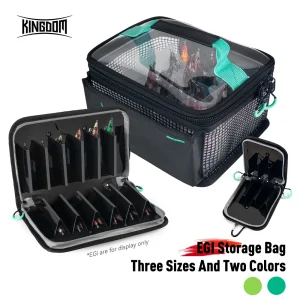 Kingdom Fishing Bag Octopus Egi Bag Squid Jig Storage Box 40 Pcs Hard Lure Bag Freshwater Seawater Fishing Tackle Bag Box