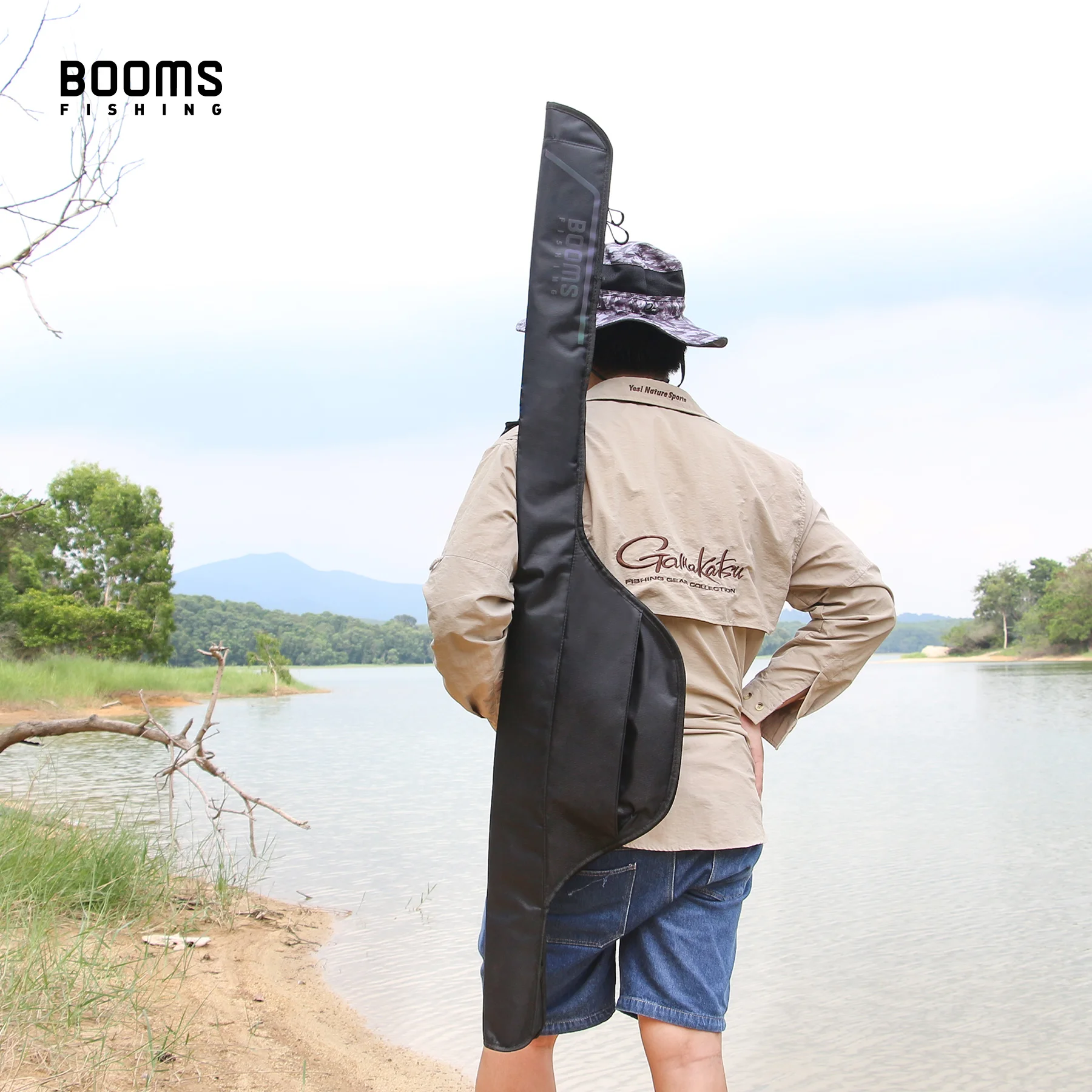 Booms Fishing PB3 Fishing Rod Bag Pole Storage Case 130 cm to 215 cm Folding Apply to Multi-size Fishing Reel Rods Bags Cases - Image 5