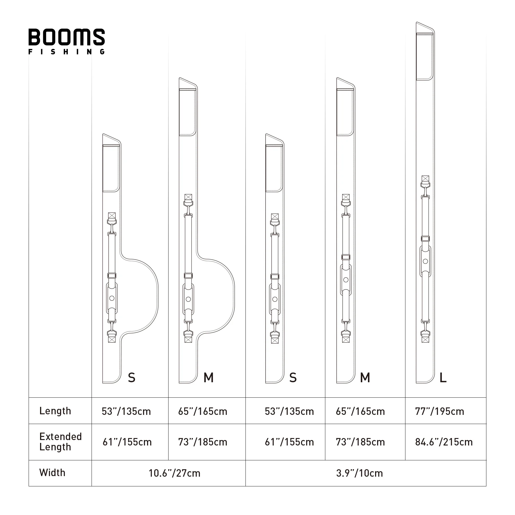 Booms Fishing PB3 Fishing Rod Bag Pole Storage Case 130 cm to 215 cm Folding Apply to Multi-size Fishing Reel Rods Bags Cases - Image 6