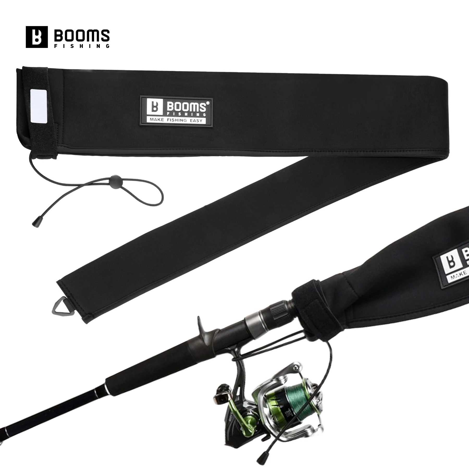 Booms Fishing RS8 Neoprene Casting/Trolling Fishing Rod Socks Pole Sleeve Fishing Rod Covers with Hanging Loop Fishing Tools Booms Fishing RS8 Neoprene Casting/Trolling Fishing Rod Socks Pole Sleeve Fishing Rod Covers with Hanging Loop Fishing Tools