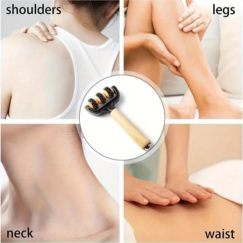 1PC T-Shaped Massage Roller - Multifunctional Deep Tissue Massager for Face, Legs, Abdomen & Body, Portable for Travel/Home 1PC T-Shaped Massage Roller - Multifunctional Deep Tissue Massager for Face, Legs, Abdomen & Body, Portable for Travel/Home