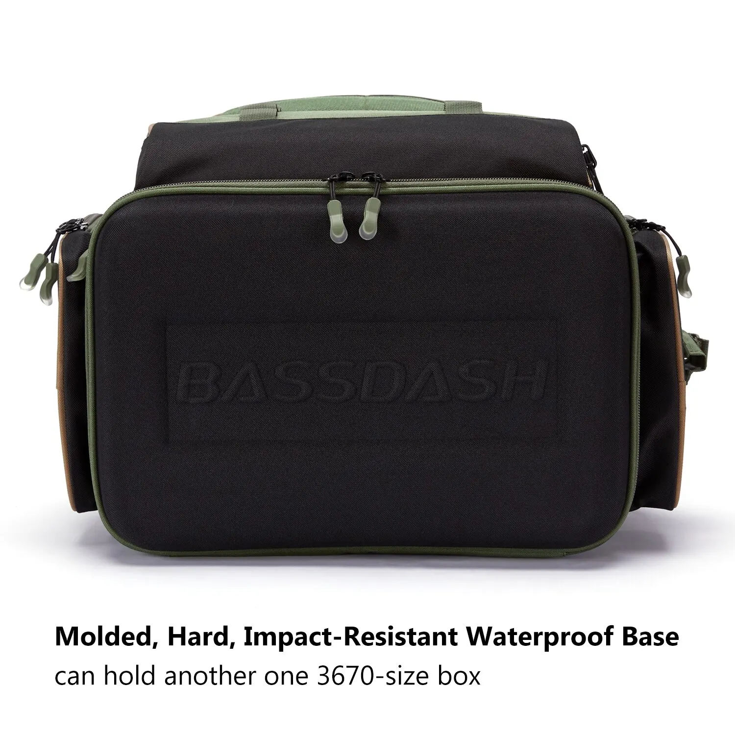 Bassdash Multifunctional Fishing Tackle Backpack Lightweight Tactical Soft Tackle Box with Protective Rain Cover - Image 4