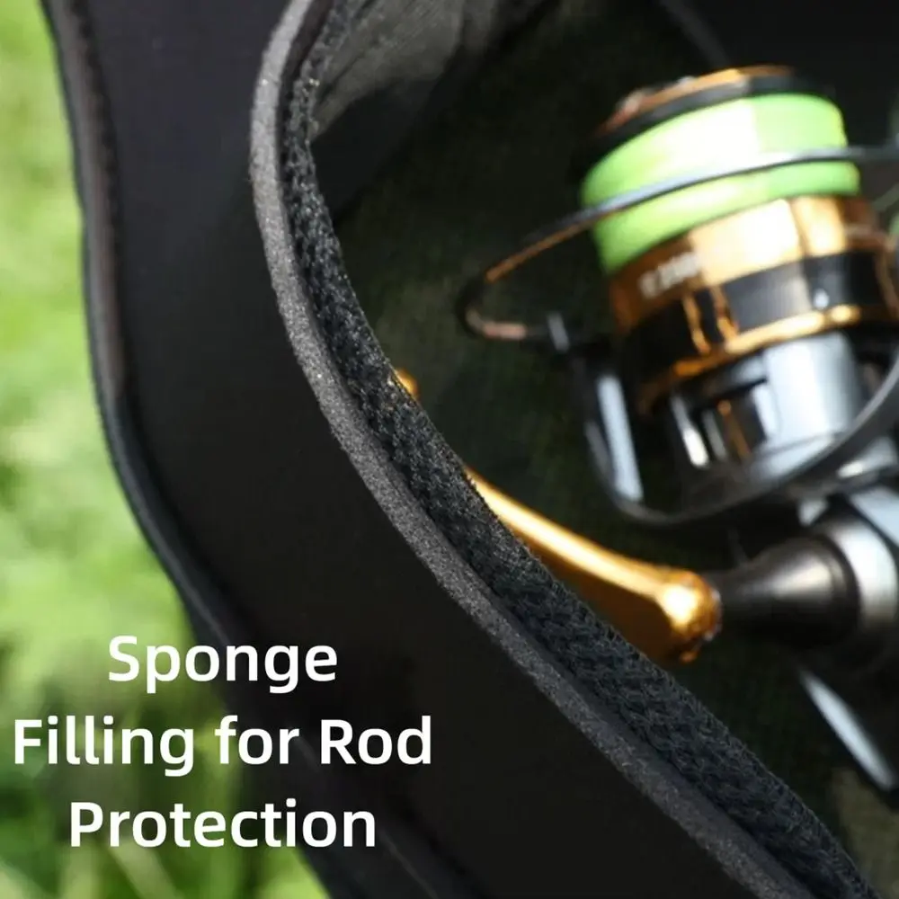New Portable Fishing Rod Bag With Shoulder Strap 118/128cm Fishing Pole Reel Bag Folding Fishing Pole Case New Portable Fishing Rod Bag With Shoulder Strap 118/128cm Fishing Pole Reel Bag Folding Fishing Pole Case