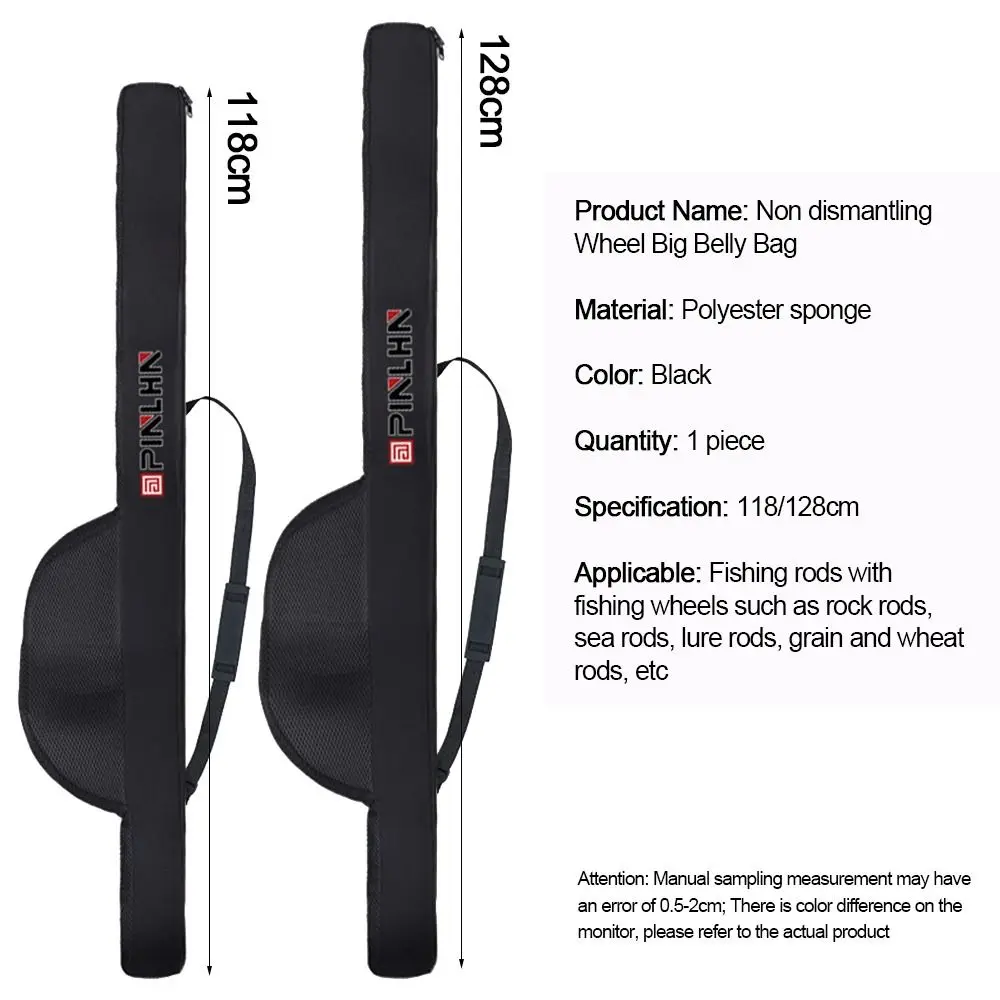 New Portable Fishing Rod Bag With Shoulder Strap 118/128cm Fishing Pole Reel Bag Folding Fishing Pole Case New Portable Fishing Rod Bag With Shoulder Strap 118/128cm Fishing Pole Reel Bag Folding Fishing Pole Case