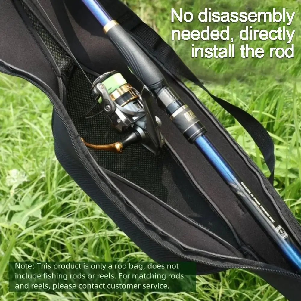 New Portable Fishing Rod Bag With Shoulder Strap 118/128cm Fishing Pole Reel Bag Folding Fishing Pole Case New Portable Fishing Rod Bag With Shoulder Strap 118/128cm Fishing Pole Reel Bag Folding Fishing Pole Case