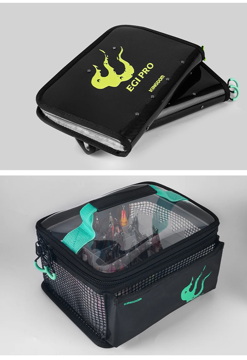 Kingdom Fishing Bag Box 6 12 40 Pcs Octopus Egi Bag Squid Jig Storage Box Hard Lure Bag Freshwater Seawater Fishing Tackle Bag Kingdom Fishing Bag Box 6 12 40 Pcs Octopus Egi Bag Squid Jig Storage Box Hard Lure Bag Freshwater Seawater Fishing Tackle Bag